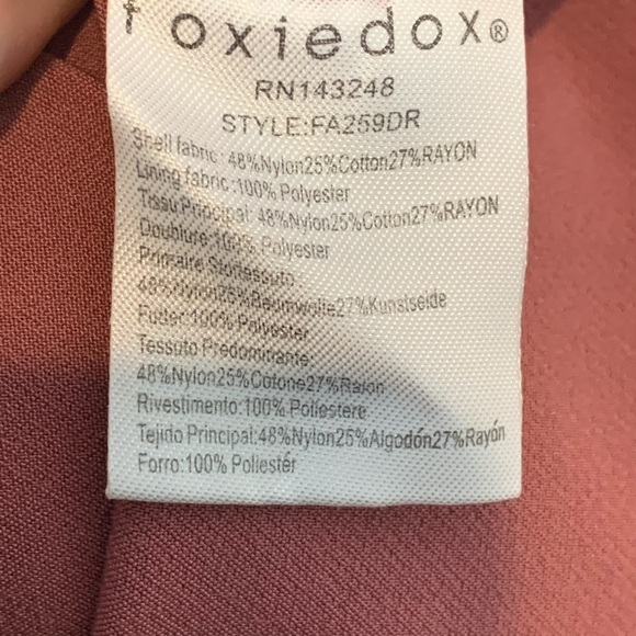 Foxidox Pink Lace Dress size M - Picture 6 of 6